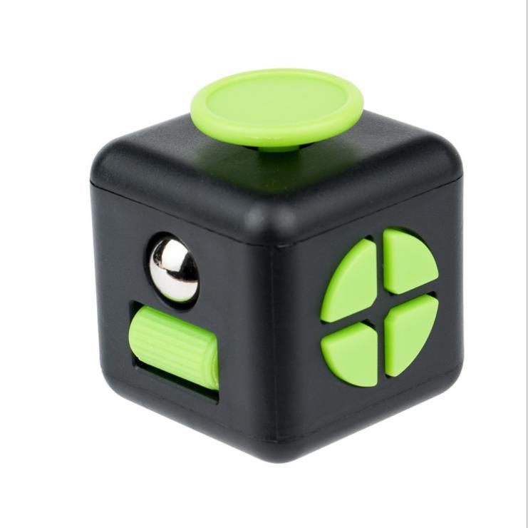 Green NeoHex™ 6-Sided Fidget Cube for Stress Relief