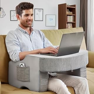 Non-slip arm support pillow for long hours
