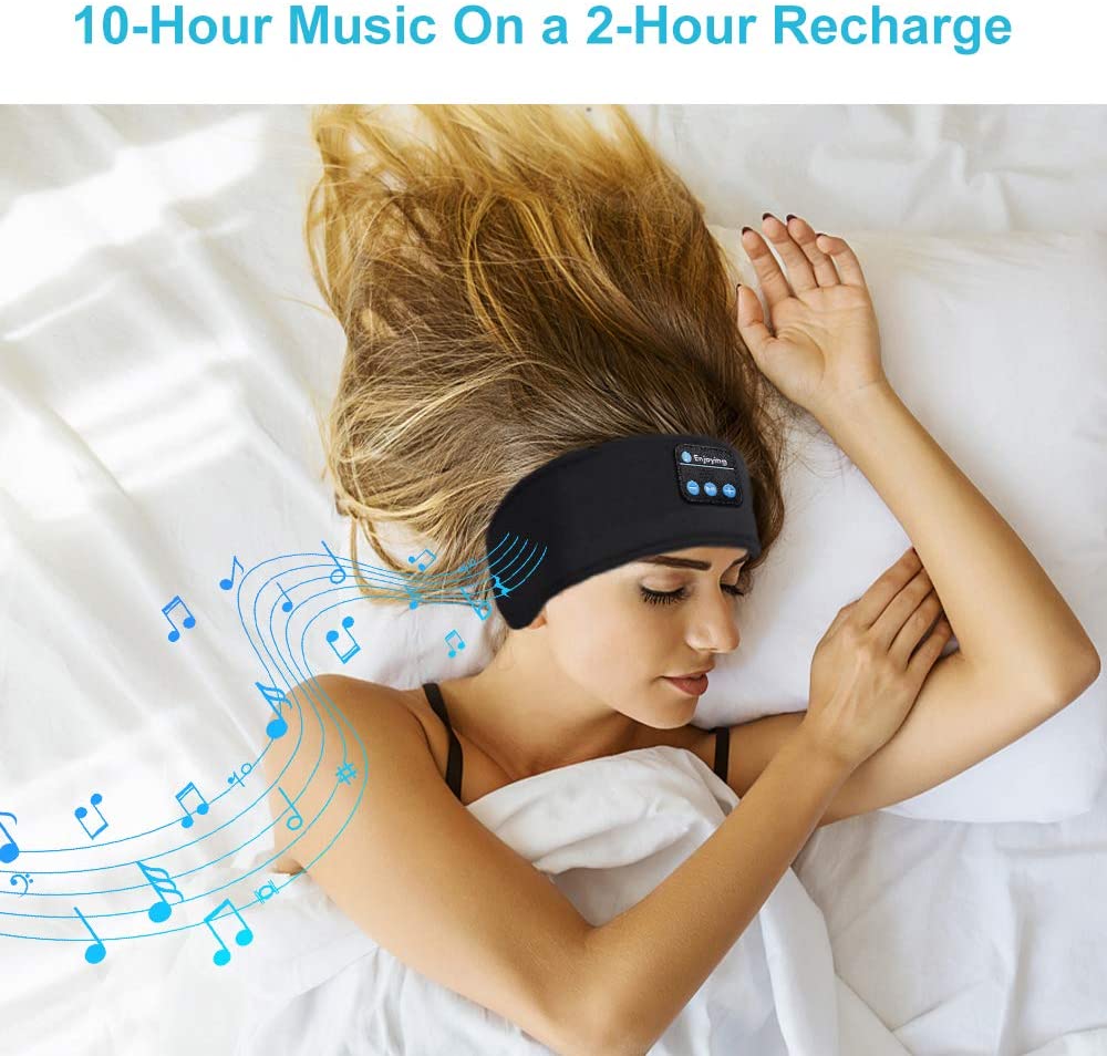 SleepWave Headband: One-Size Comfortable Noise Masking Sleep Headphones for Side Sleepers and Light Sleepers