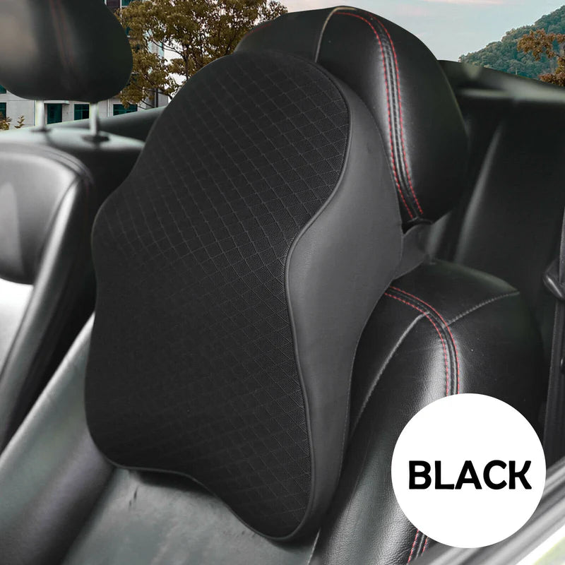 Black Memory Foam Neck Support for Driving Comfort