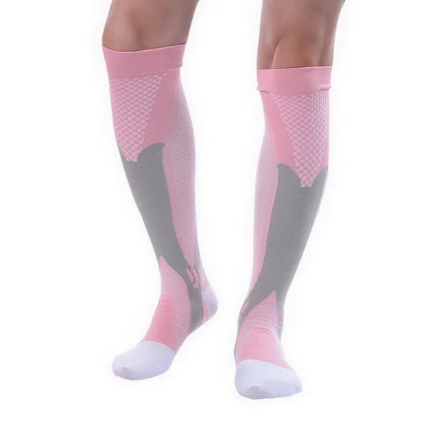 Pink Active Compression Socks