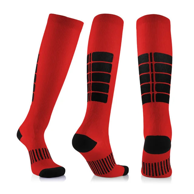 Red Active Compression Socks