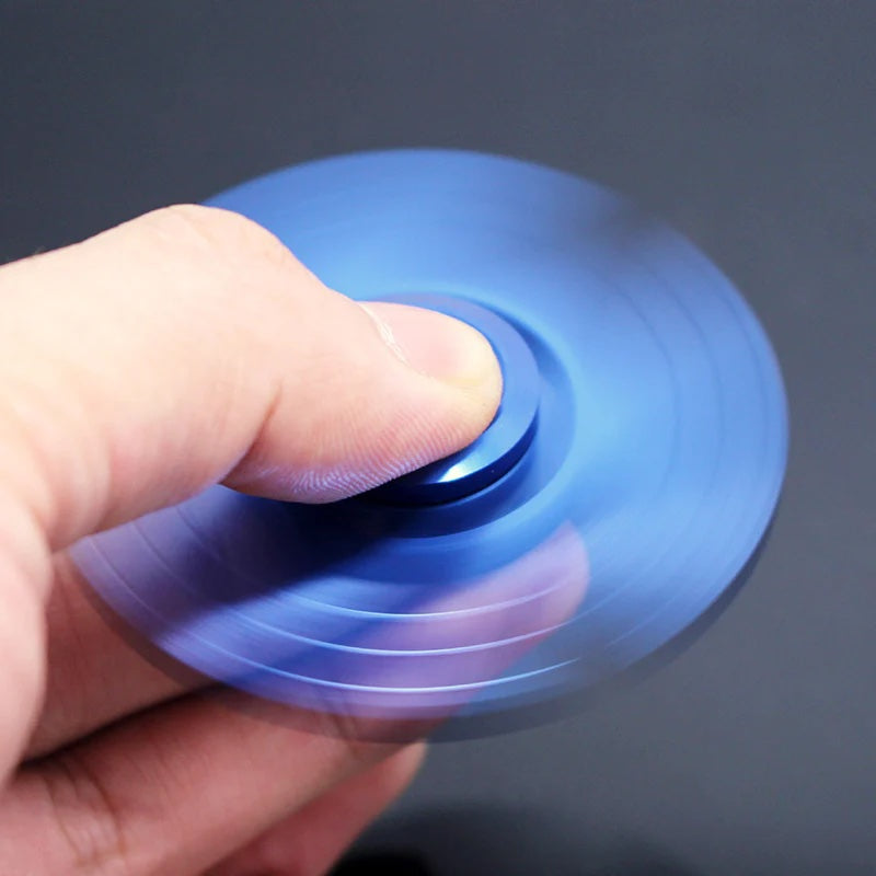 Cyber Premium Fidget Spinner - Long Spin Desk Toy for Stress Relief and Focus Enhancement