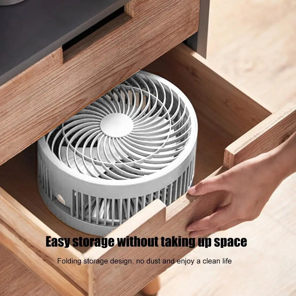 Easy Storage Table Fan