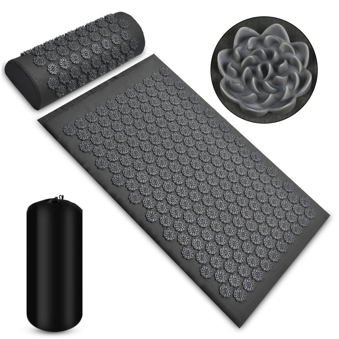 Acupressure Yoga Mat with Massage Points by Lotus