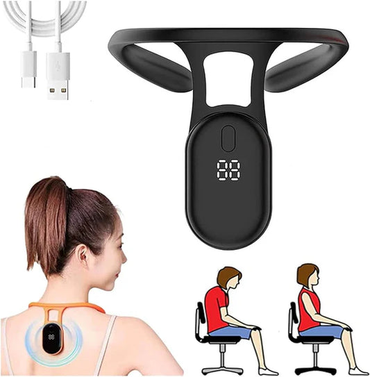 Smart Posture Corrector & Neck Soother - Real-Time Training Device