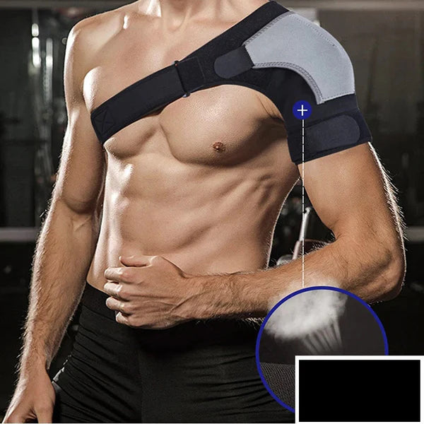 Neoprene Shoulder Brace - Adjustable, Pain Relief, Recovery Support