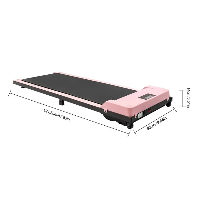 Dimensions of Portable Electric Treadmill with Bluetooth & Remote Control