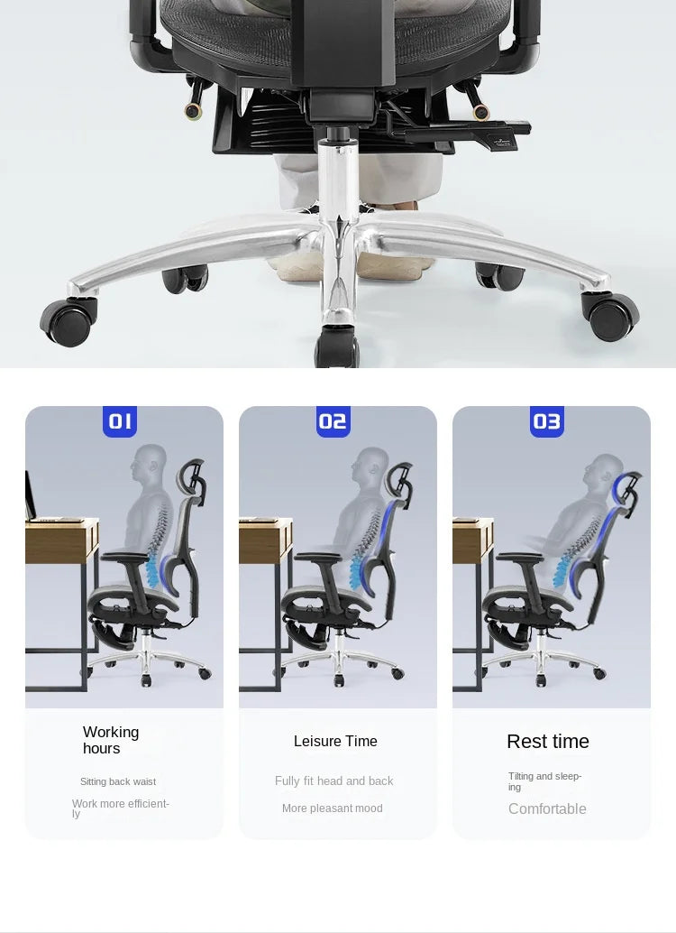 ComfortMesh™ Executive Chair - Ergonomic Design with Adjustable Features for Optimal Office Comfort