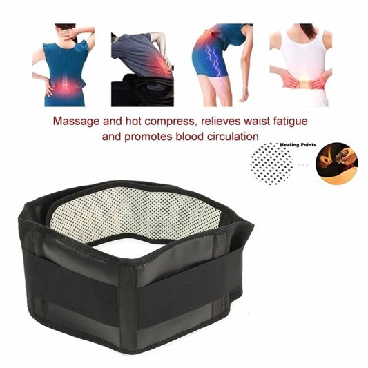 Heat Magnetic Lumbar Belt - Comfortable, Adjustable Fit | Soothing Warmth | Back Support