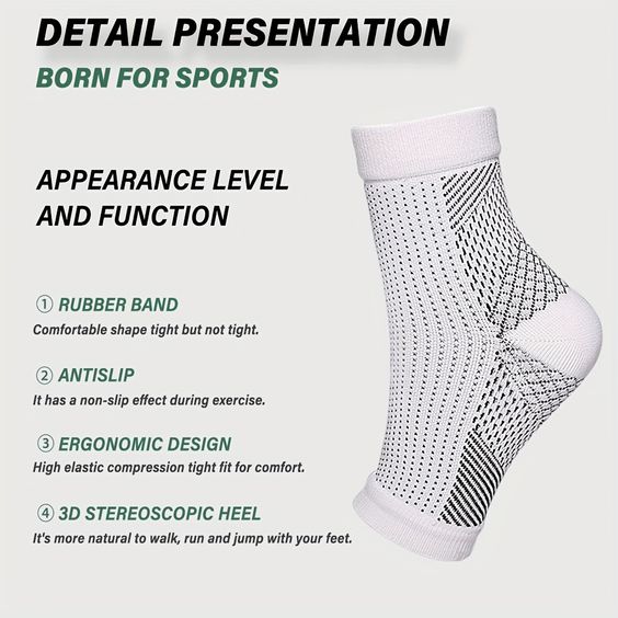 Supportive and comfortable compression socks perfect for travel, work, and fitness
