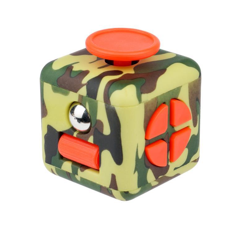 Army color NeoHex™ 6-Sided Fidget Cube for Stress Relief