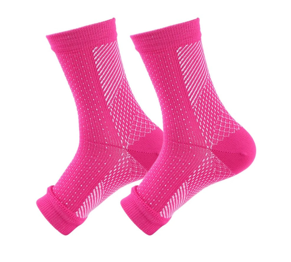 Pink comfortable compression socks for all day wear