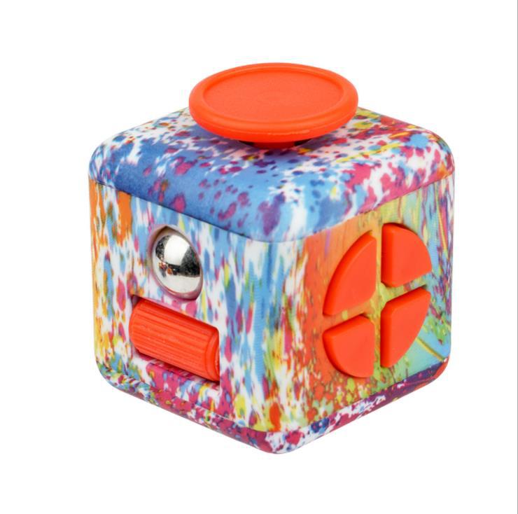 Rainbow NeoHex™ 6-Sided Fidget Cube for Stress Relief