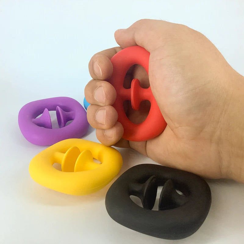 Colorful Silicone Snapper Fidget Popper - Hand Strengthening Stress Relief Toy