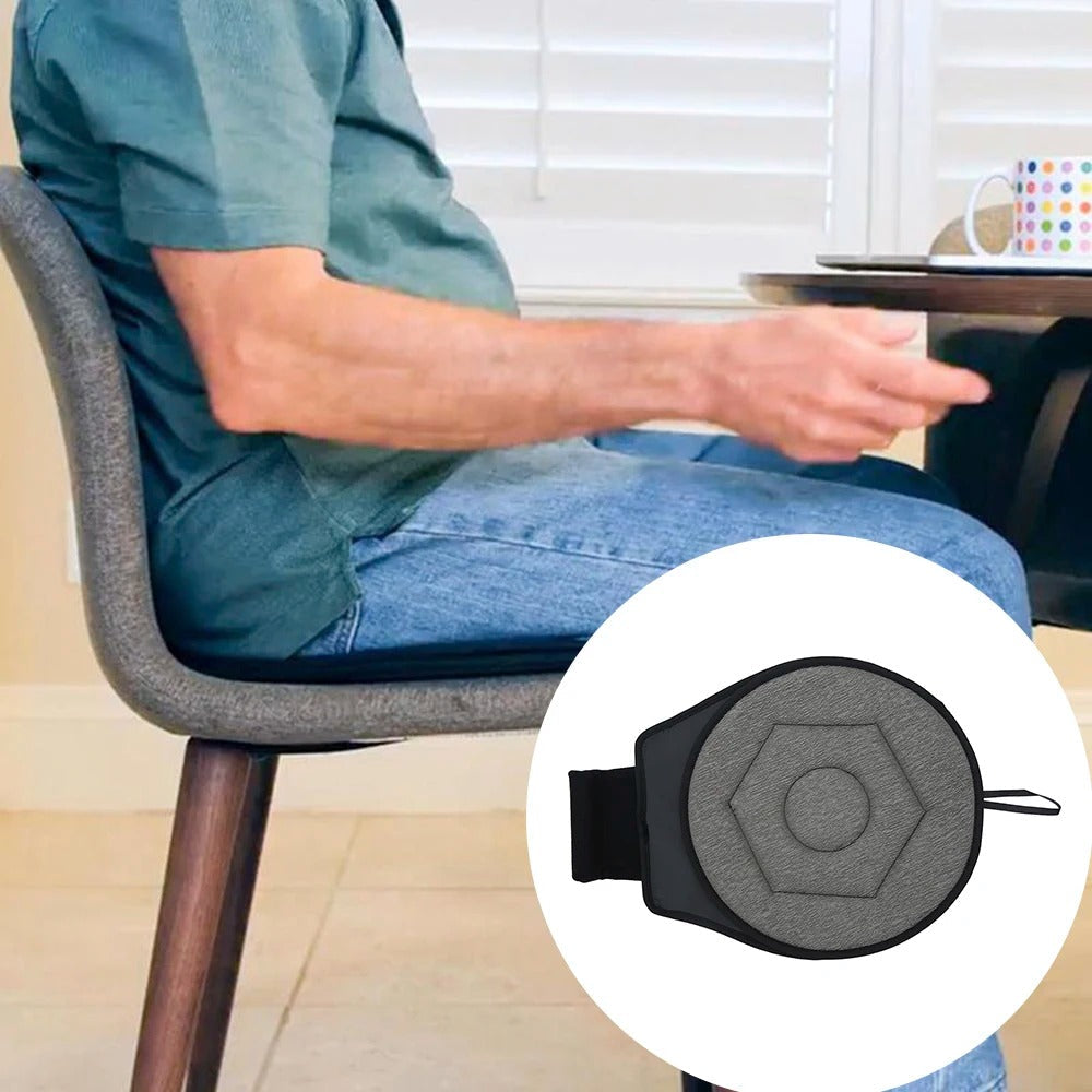 MobiGlide™ 360° Swivel Cushion - Non-Slip Rotating Pad for Back Pain Relief and Easy Transfers