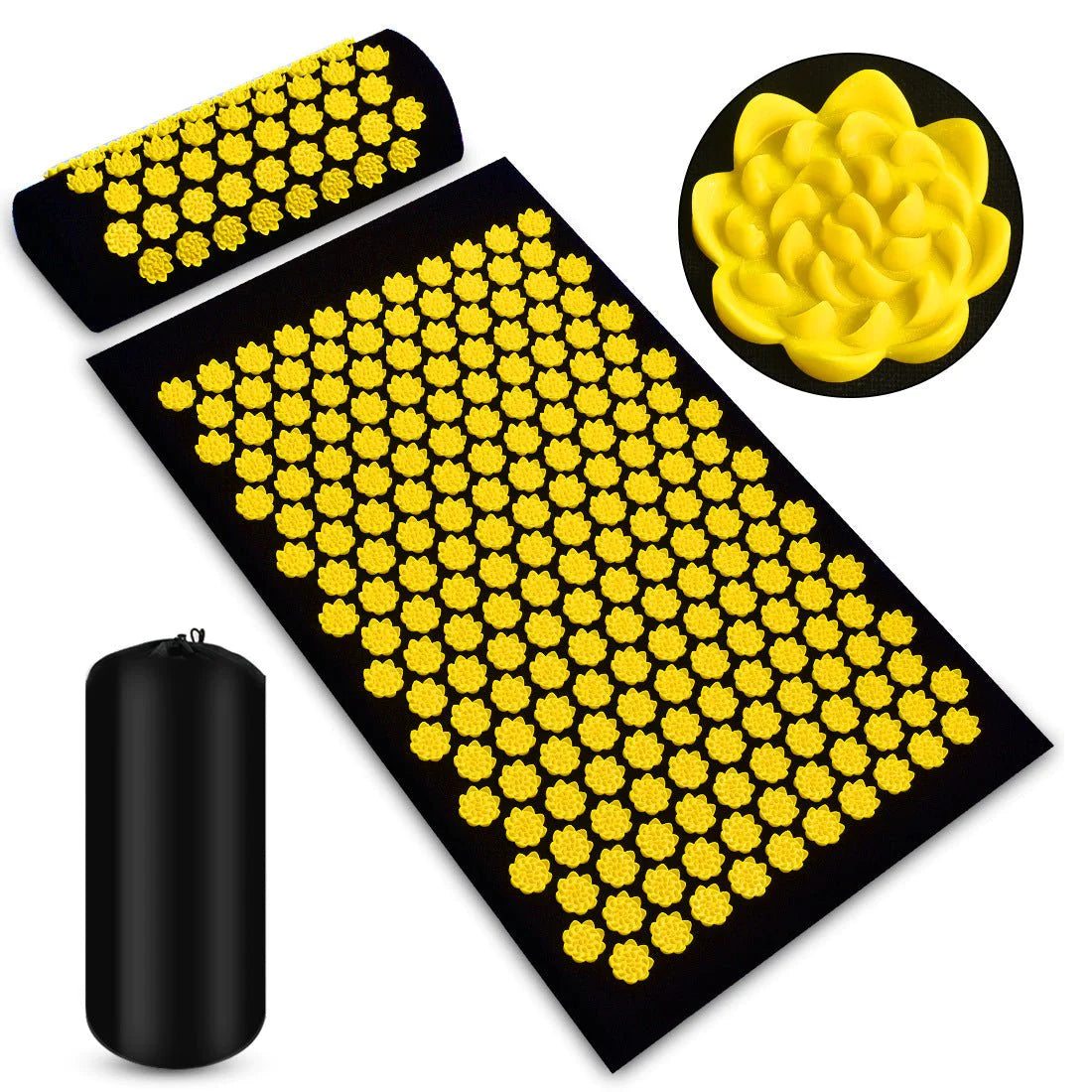 Lotus Acupressure Yoga Mat for Relaxation